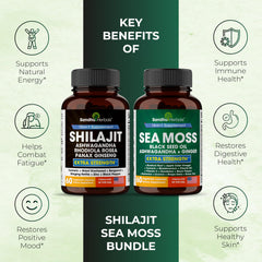SandhuHerbals Sea Moss resin closeup highlighting mineral-rich texture