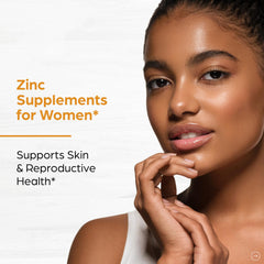 Sandhu Herbals Zinc 50mg daily-use bottle pictured for routine wellness.