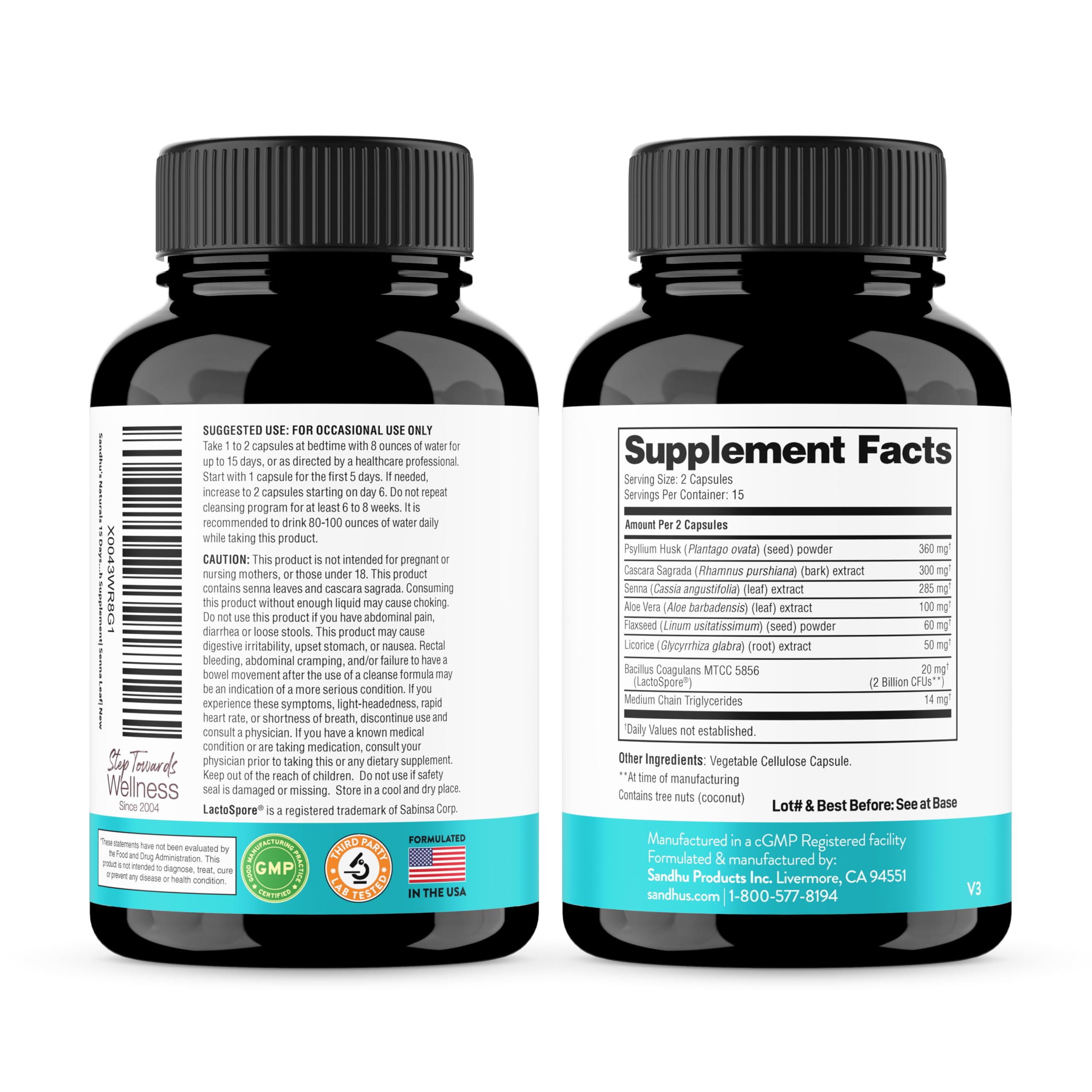 Sandhu's 15 Day Gut Cleanse packaging ready for occasional digestive reset.