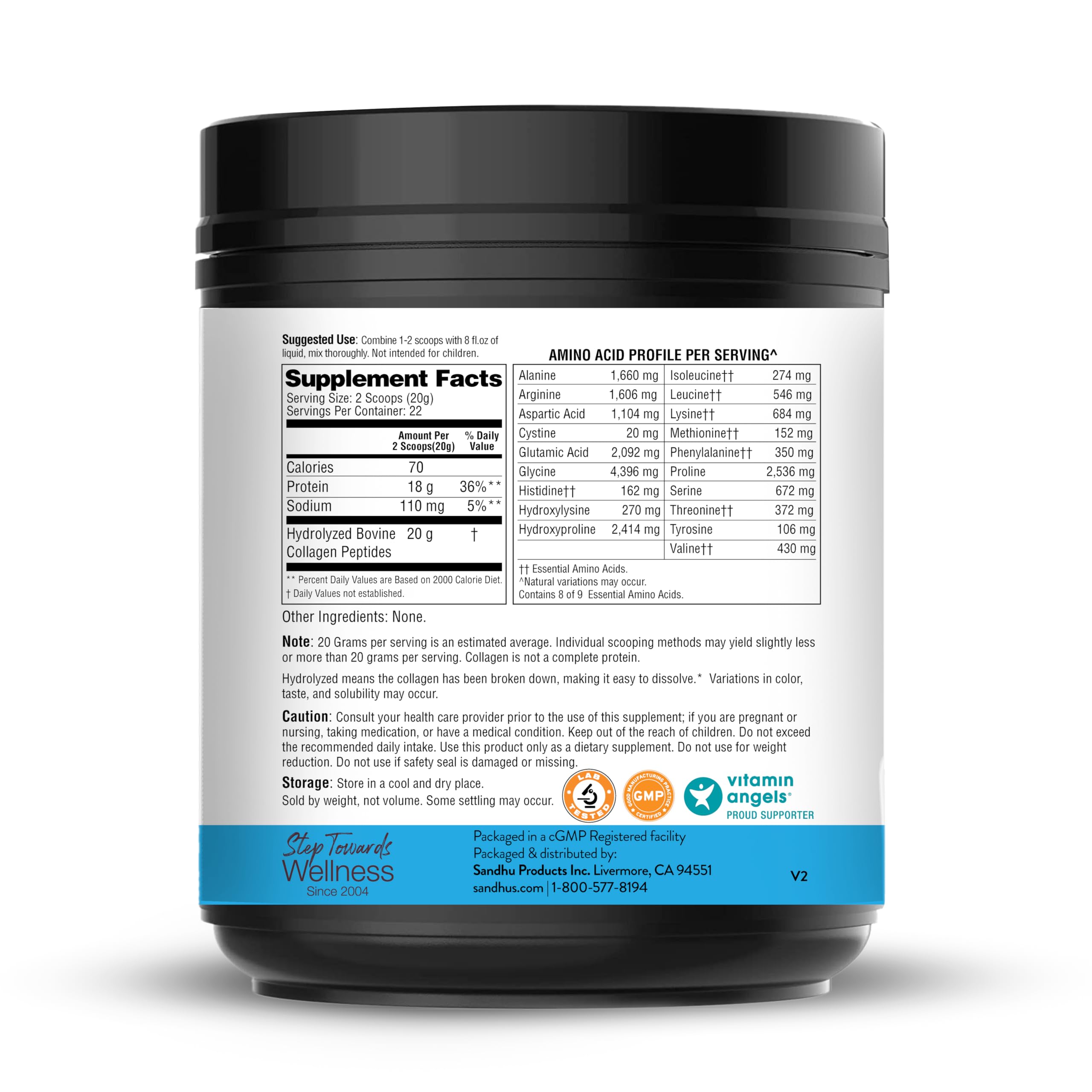 Sandhu's Collagen powder dissolving easily in coffee for a convenient morning routine