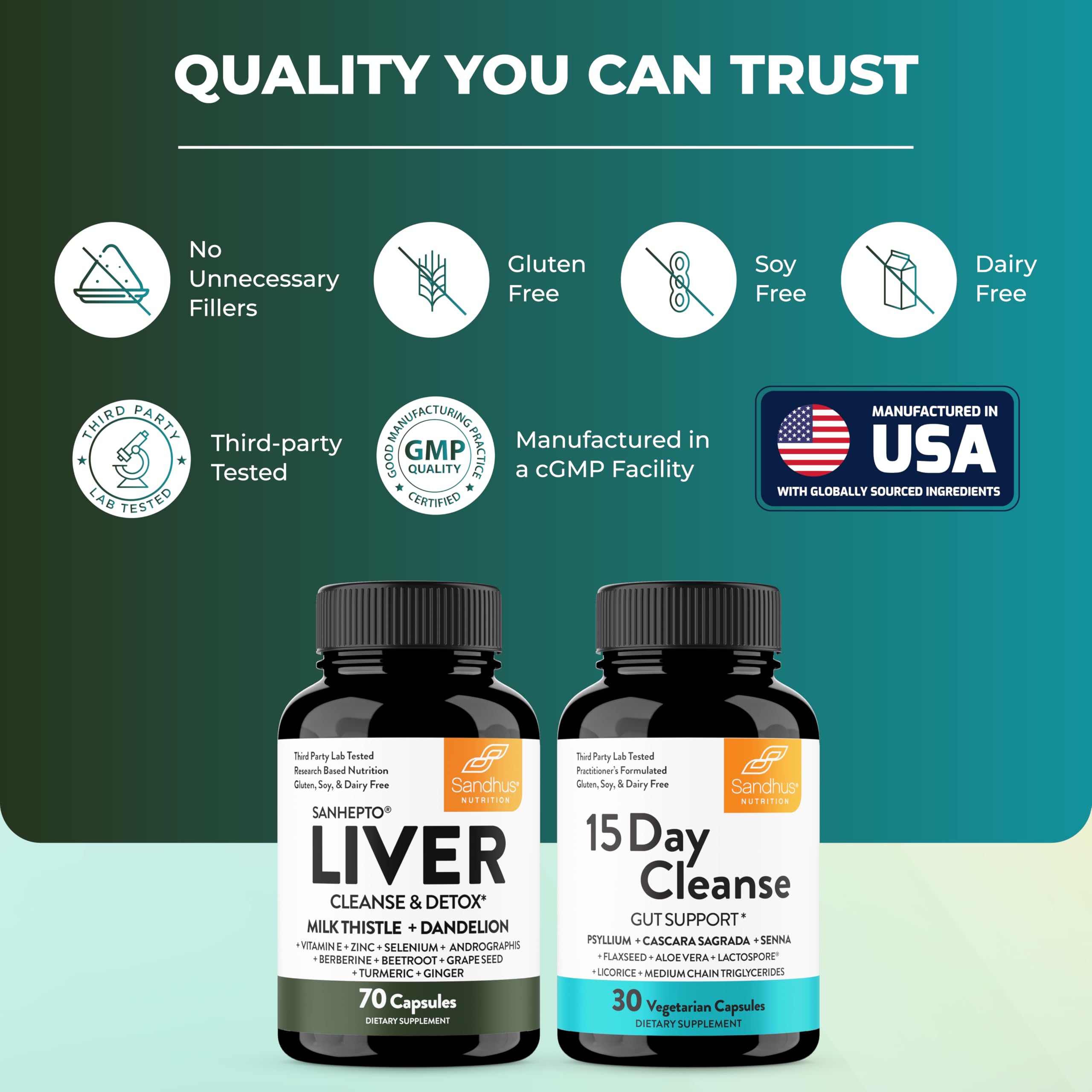 Sandhu's dairy-free soy-free allergen-friendly label highlights suitability
