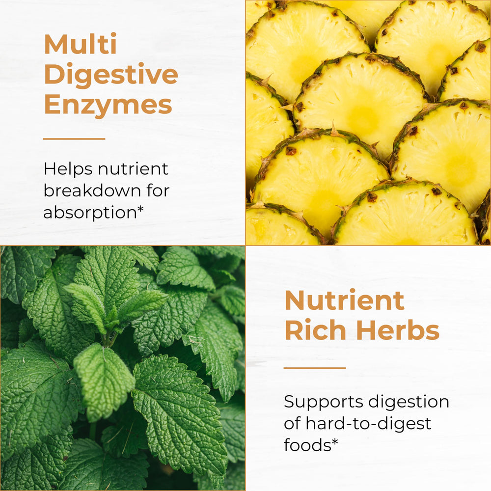 Label detail highlighting herbal blend and key ingredients.