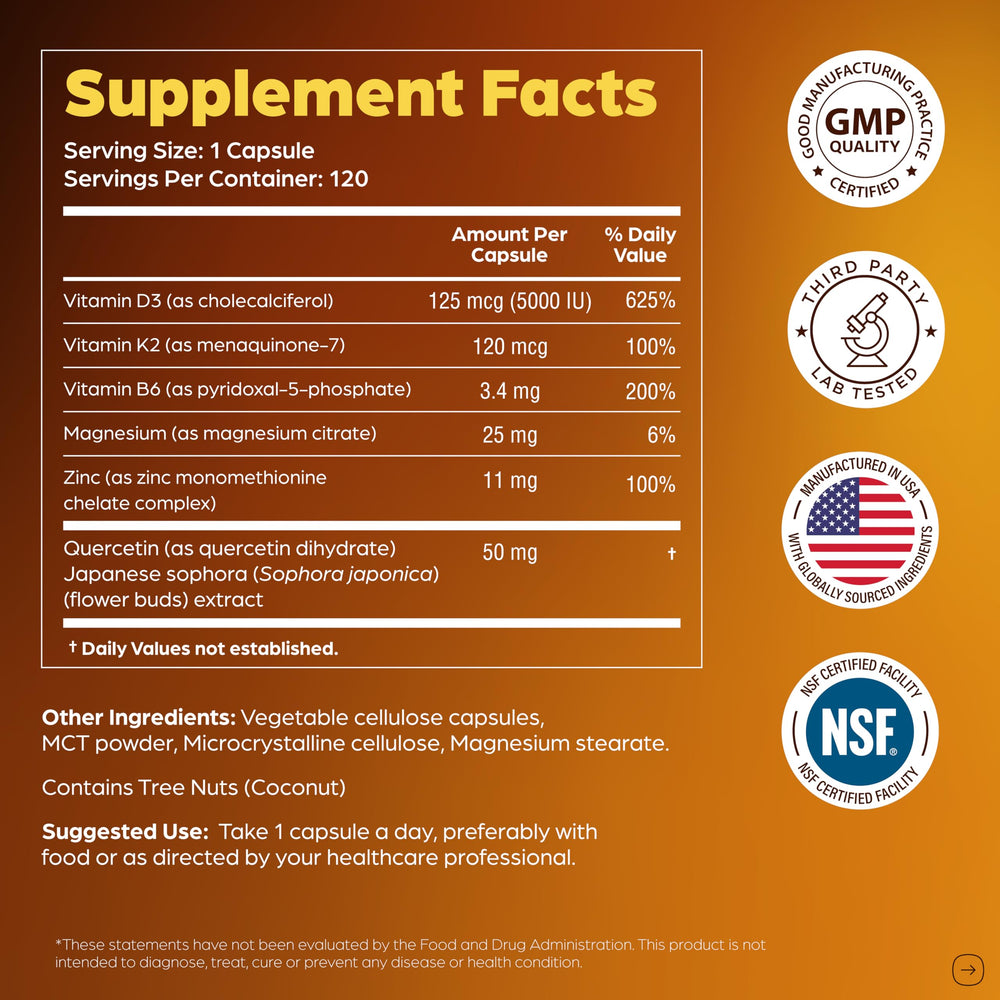 Sandhu's gluten free dairy free capsule supports dietary needs.