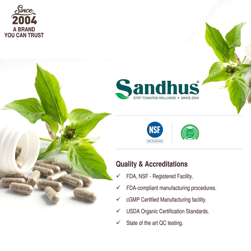 50-day supply of vegetarian Sandhu's Guduchi capsules for routine use.