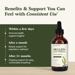 Mullein leaf and quercetin blend in Sandhu's Mullein Drops