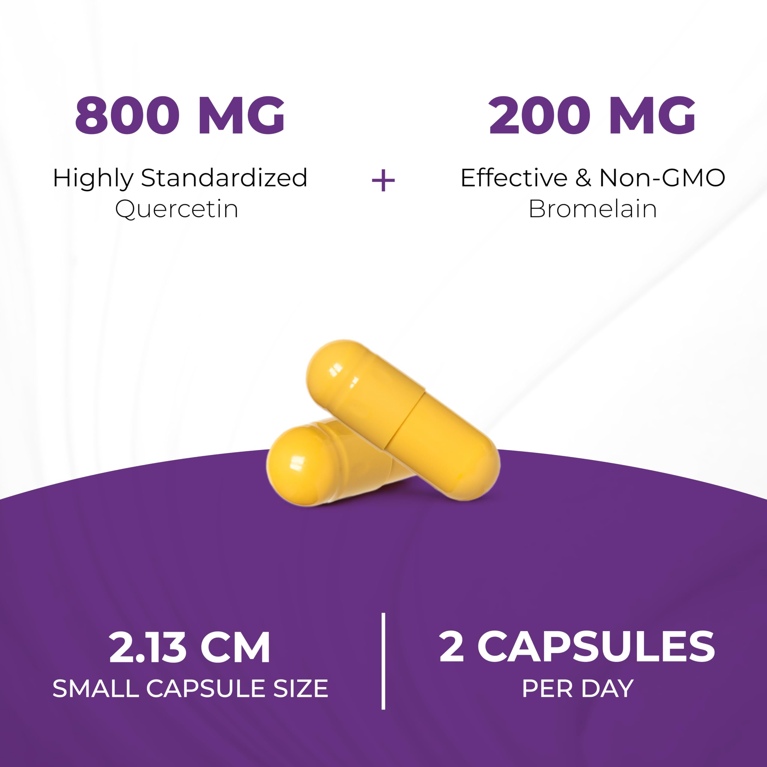 Sandhu's Quercetin with Bromelain daily-use routine for seasonal support.