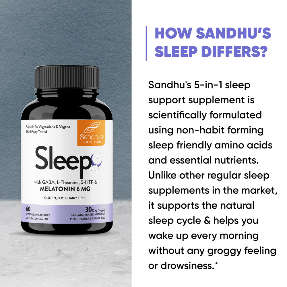 Travel pack of Sandhu's Sleep designed for sleep on the go