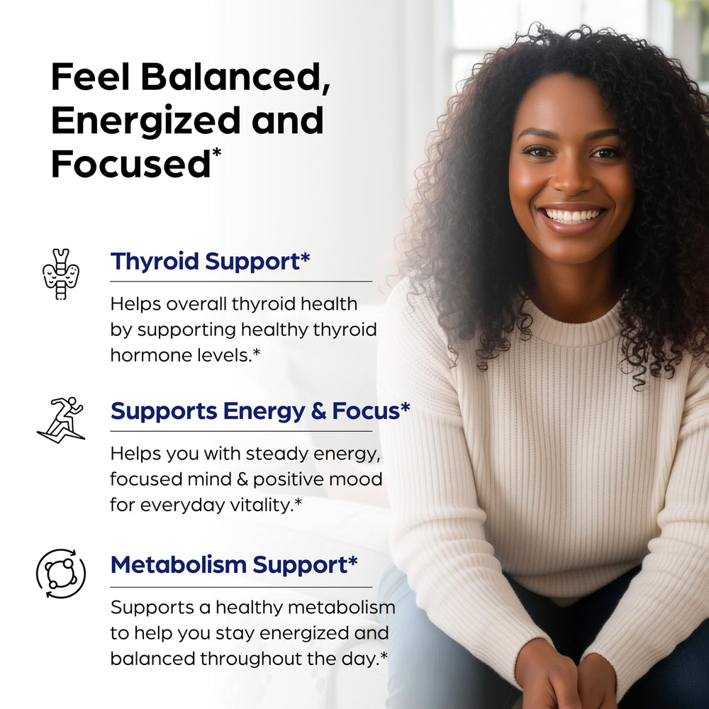 Sandhu's Thyroid Support capsules ready for daily use.