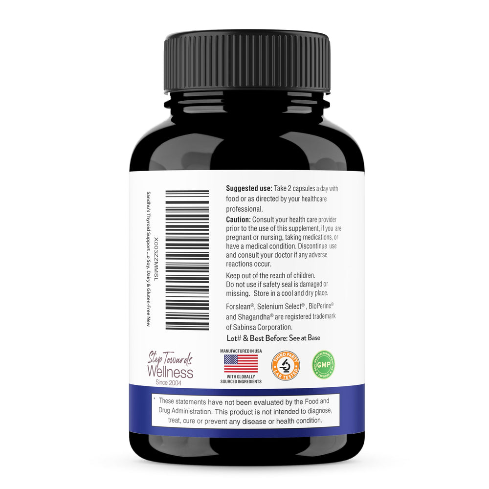 NSF-certified facility seal on Sandhu's product packaging.