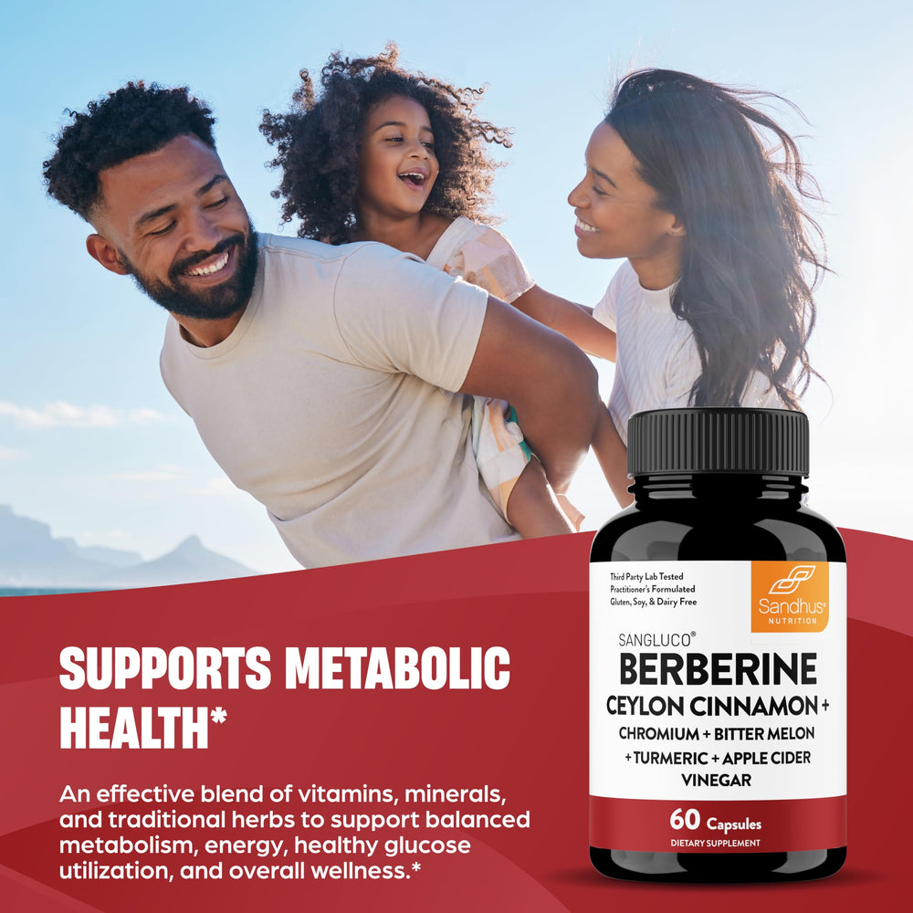 Sandhu's vitamins and minerals, including B6, D3, and zinc, support overall health.