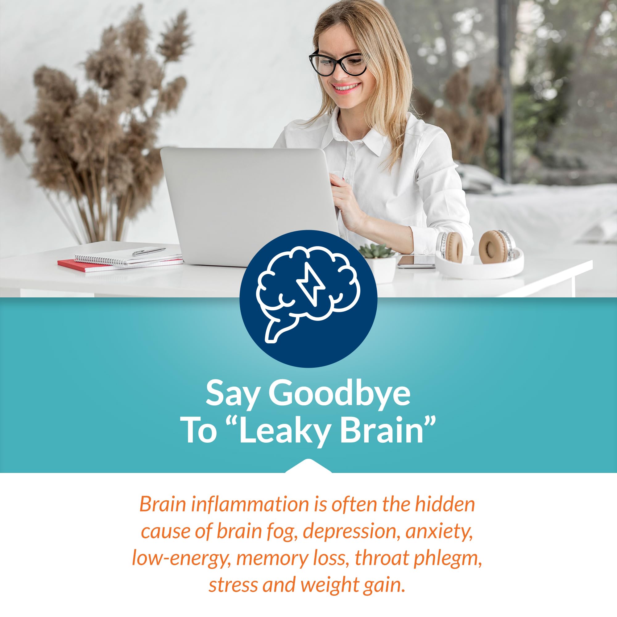 Brain-energy illustration linked to Vitaae and mental clarity support.