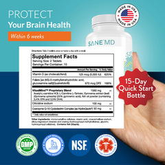 Close-up of Vitaae capsules highlights the premium, brain-supporting blend.