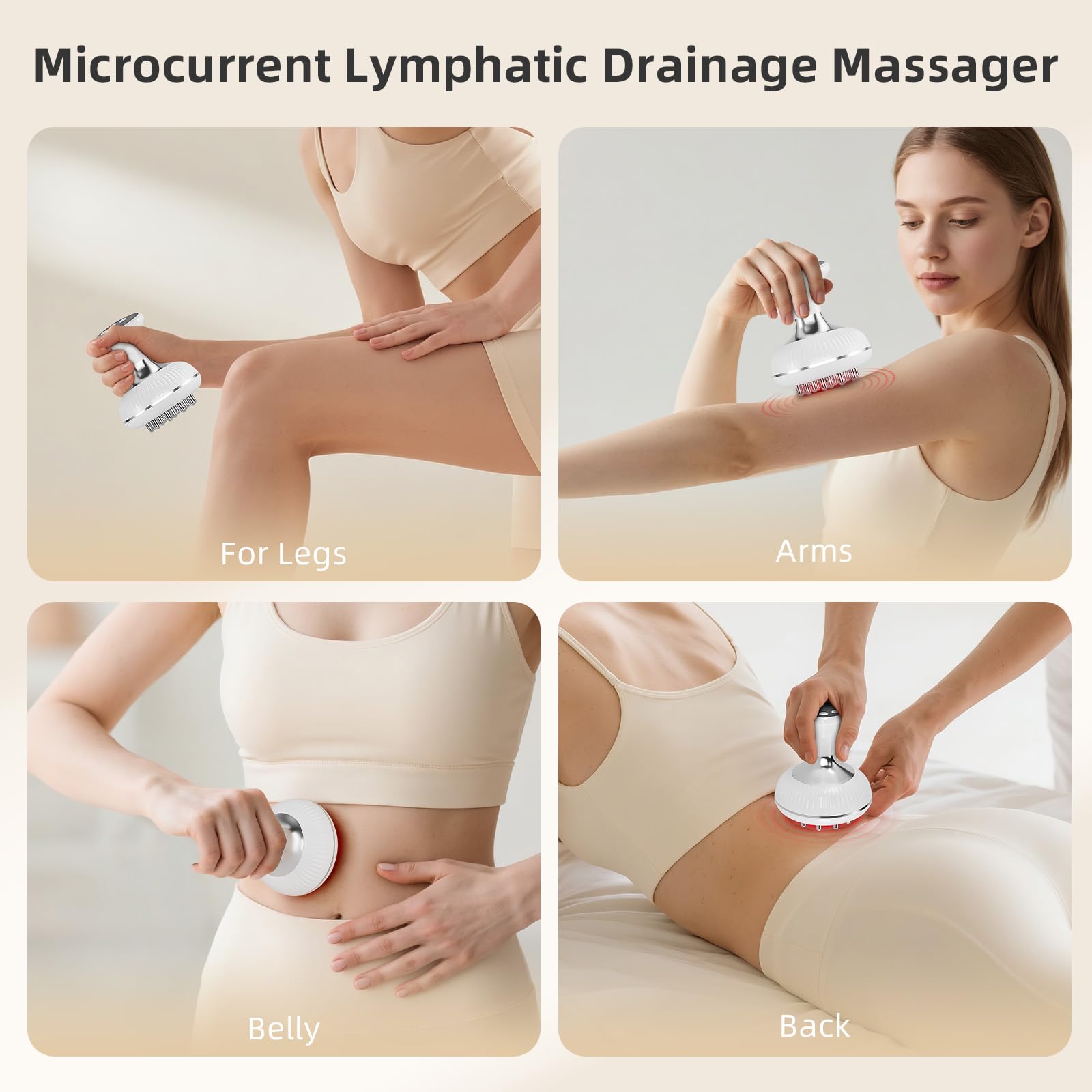 Sanivor portable design keeps the massager compact for easy handling and storage.