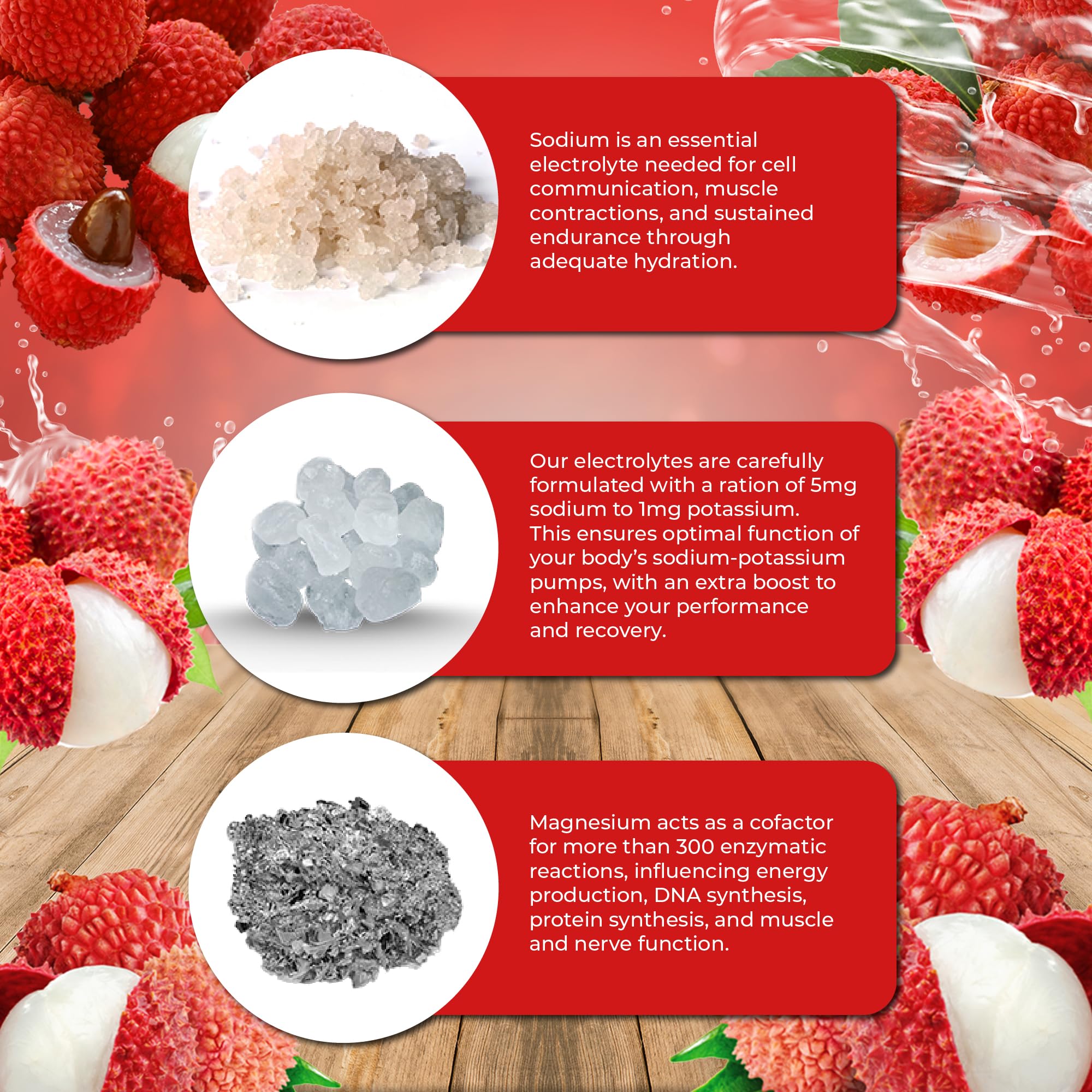 Santa Cruz Paleo Lychee electrolyte in a glass shows refreshing color and flavor
