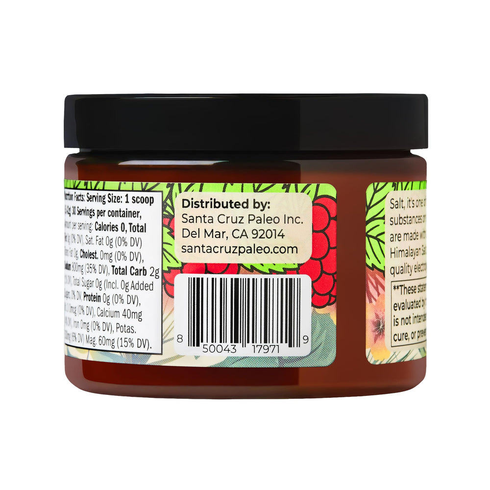 Himalayan and sea salt blend in Santa Cruz Paleo electrolyte mix.