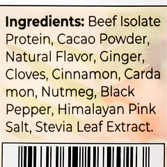 Santa Cruz Paleo horchata beef isolate spice closeup emphasizes warm aroma