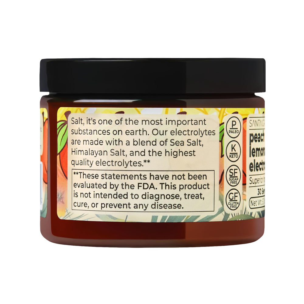 Santa Cruz Paleo packaging front, compact 30 servings for easy stocking.