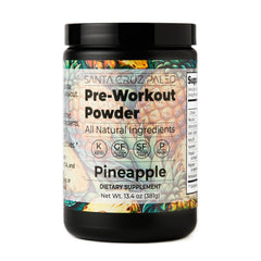 Santa Cruz Paleo pre-workout pineapple tub ready for hydration