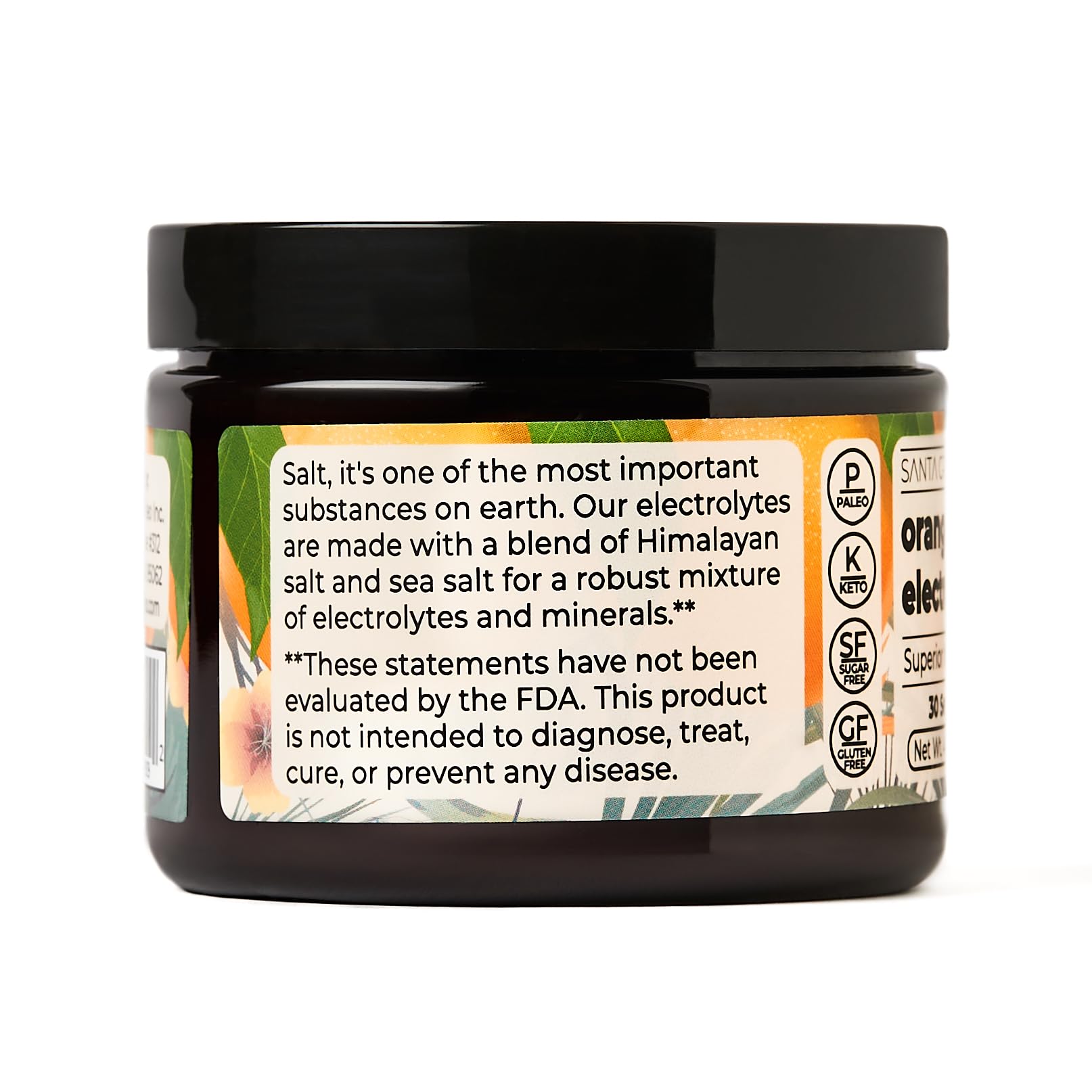 Santa Cruz Paleo on outdoor trail for electrolyte hydration during activity.