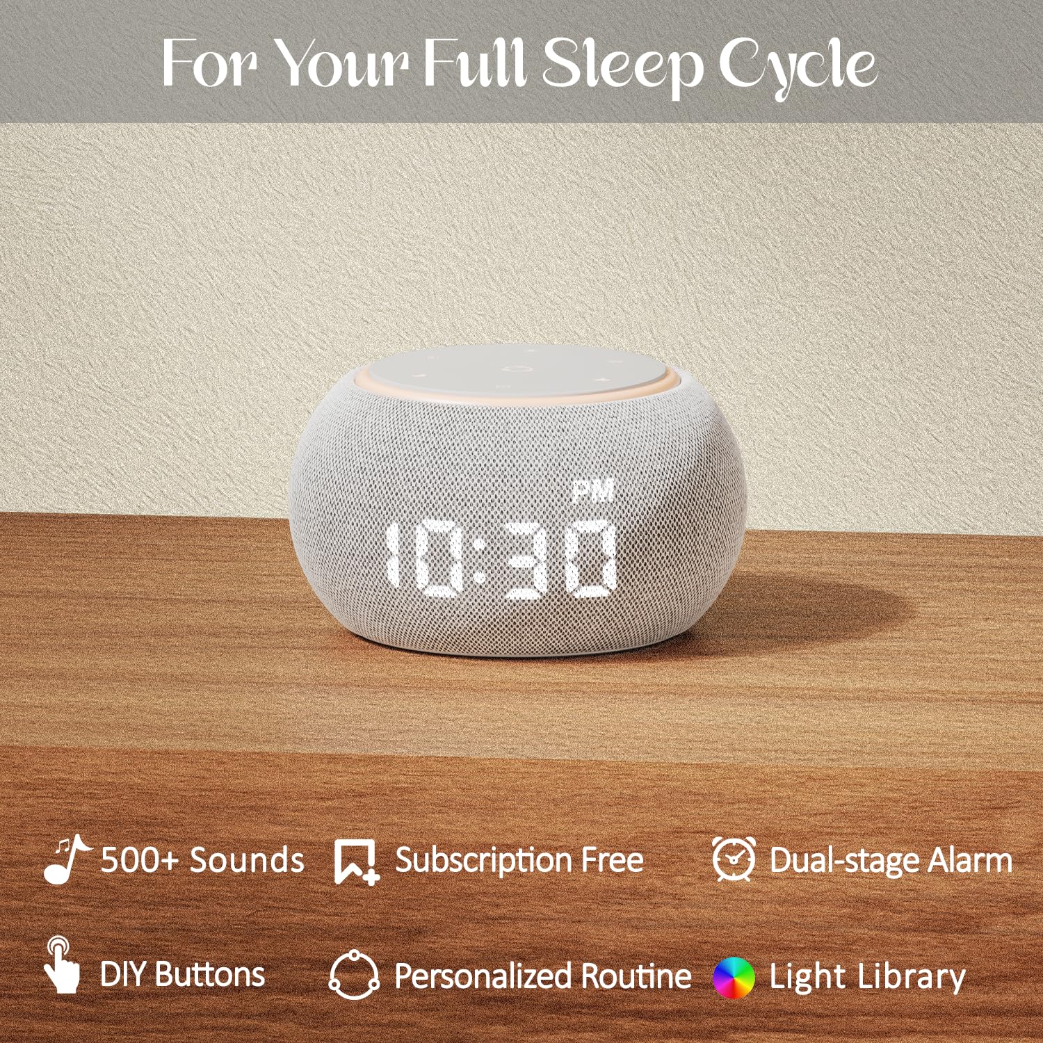 Santebee Luna Pro offers 507 soothing sounds for sleep, focus, and relaxation