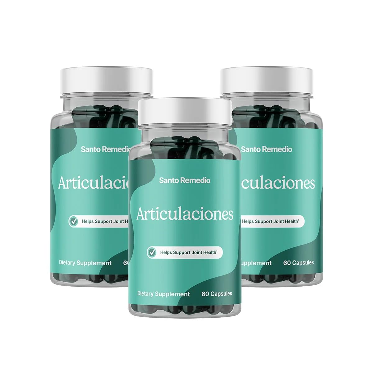 Santo Remedio Articulaciones bottle featuring TamaFlex for potential joint comfort.