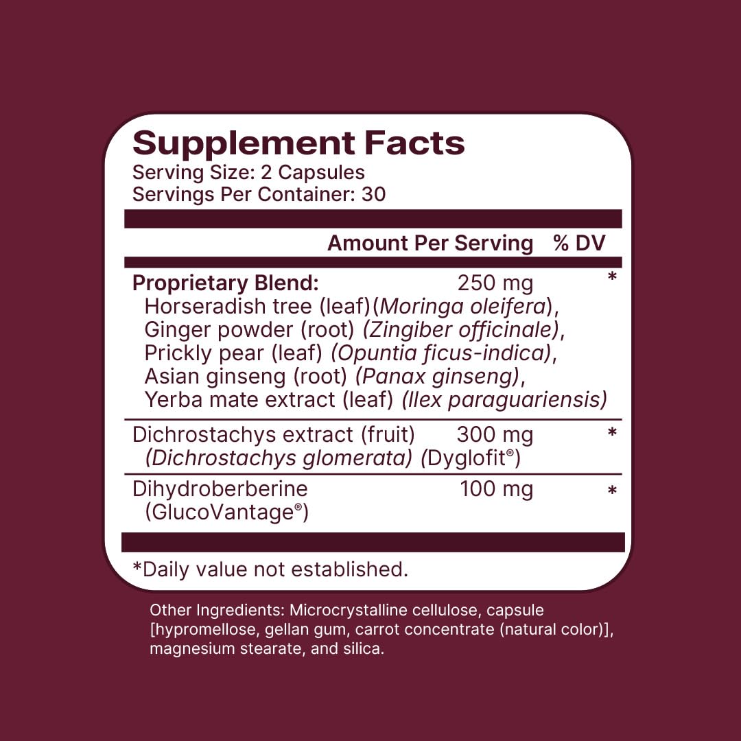 Santo Remedio Berberine capsules on spoon ideal for pre-meal use