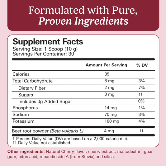 Santo Remedio Circulation Plus beet extract image showcases natural energy support.