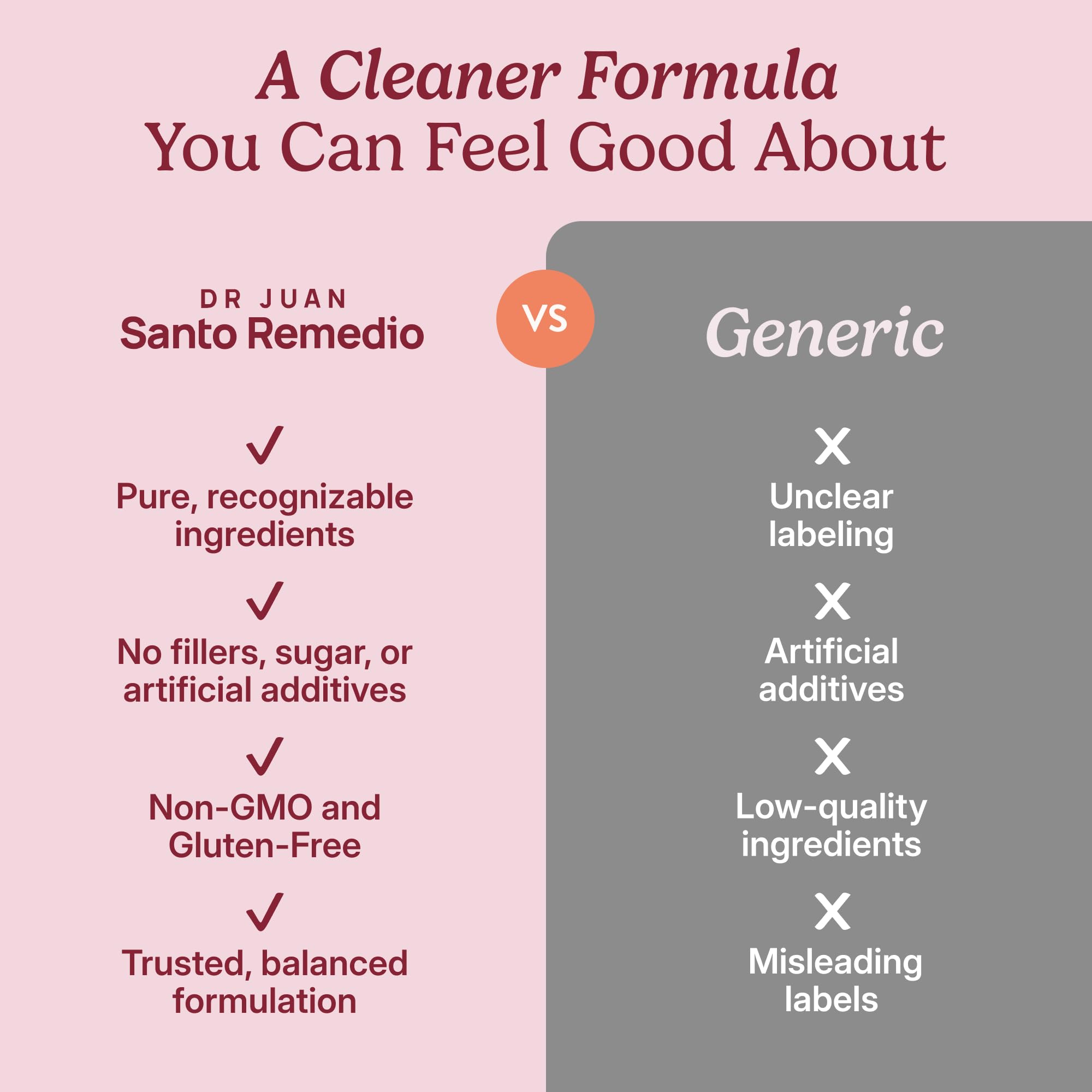 Santo Remedio Circulation Plus serving scoop next to container.