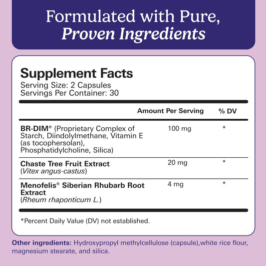 Close-up of Santo Remedio Hormonal Balance capsules for non-hormonal daily balance