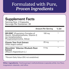 Close-up of Santo Remedio Hormonal Balance capsules for non-hormonal daily balance