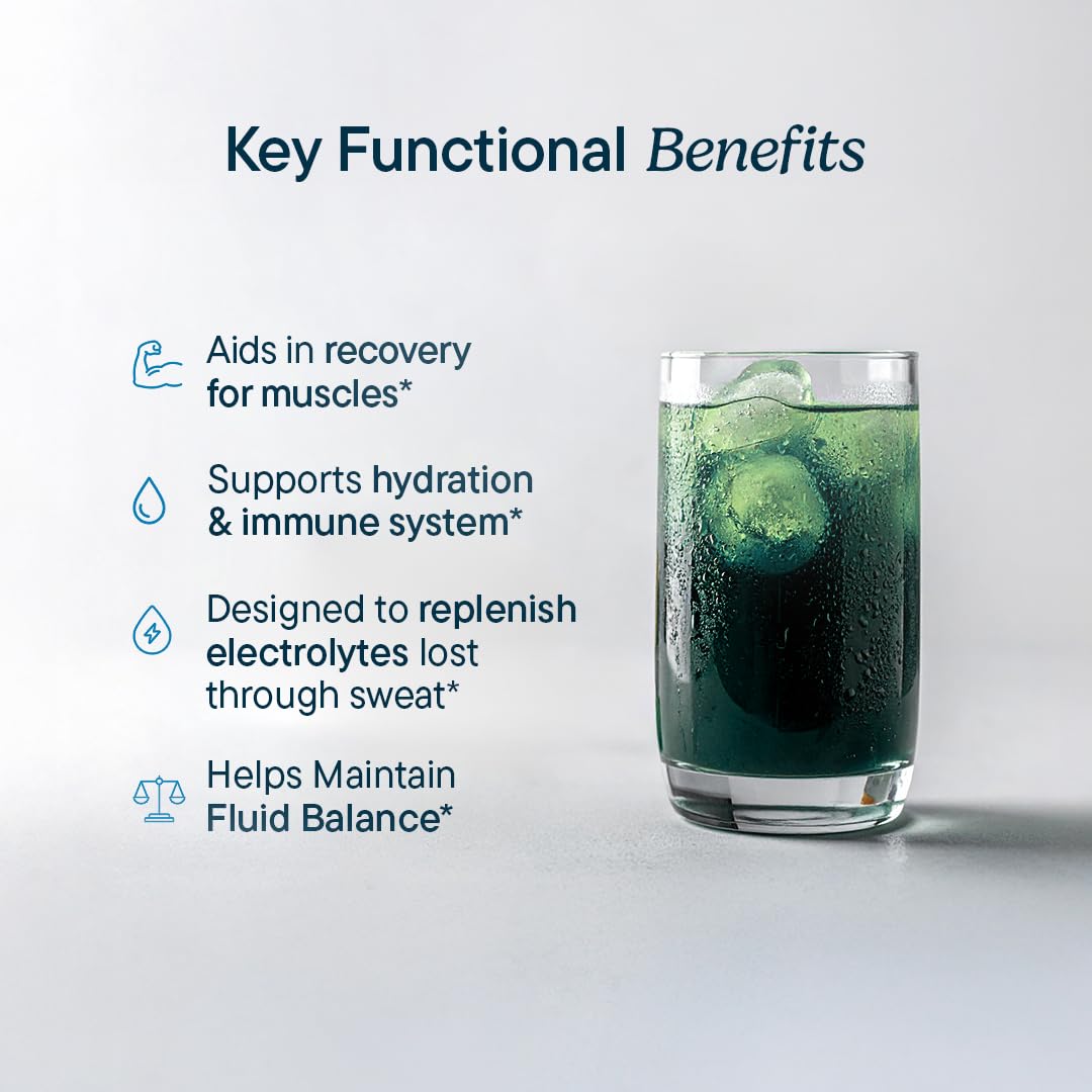 Santo Remedio Hydration Plus glass with pina colada mix highlights flavorful, low-calorie hydration.