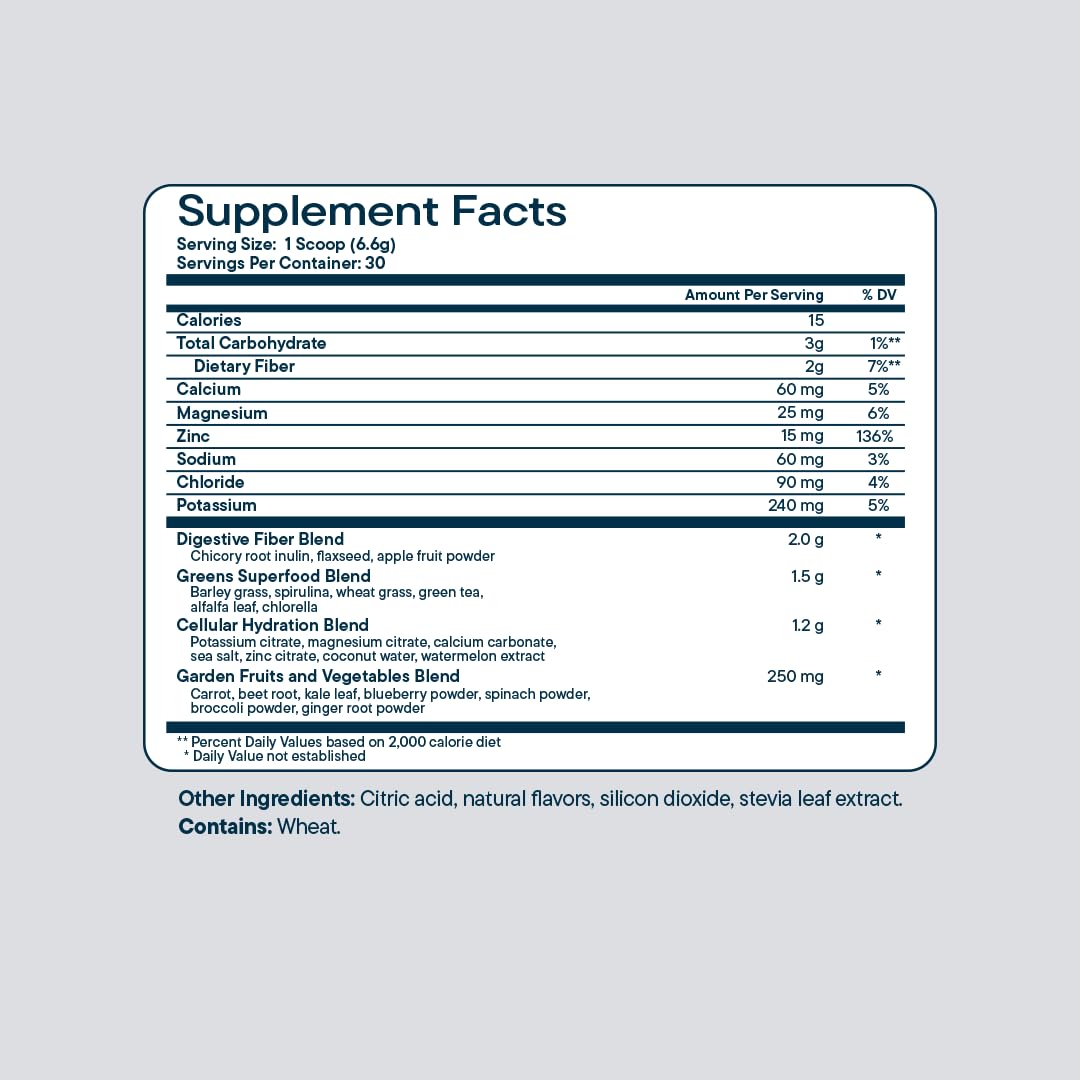 Santo Remedio Hydration Plus packaging label emphasizes zinc and electrolyte blend.
