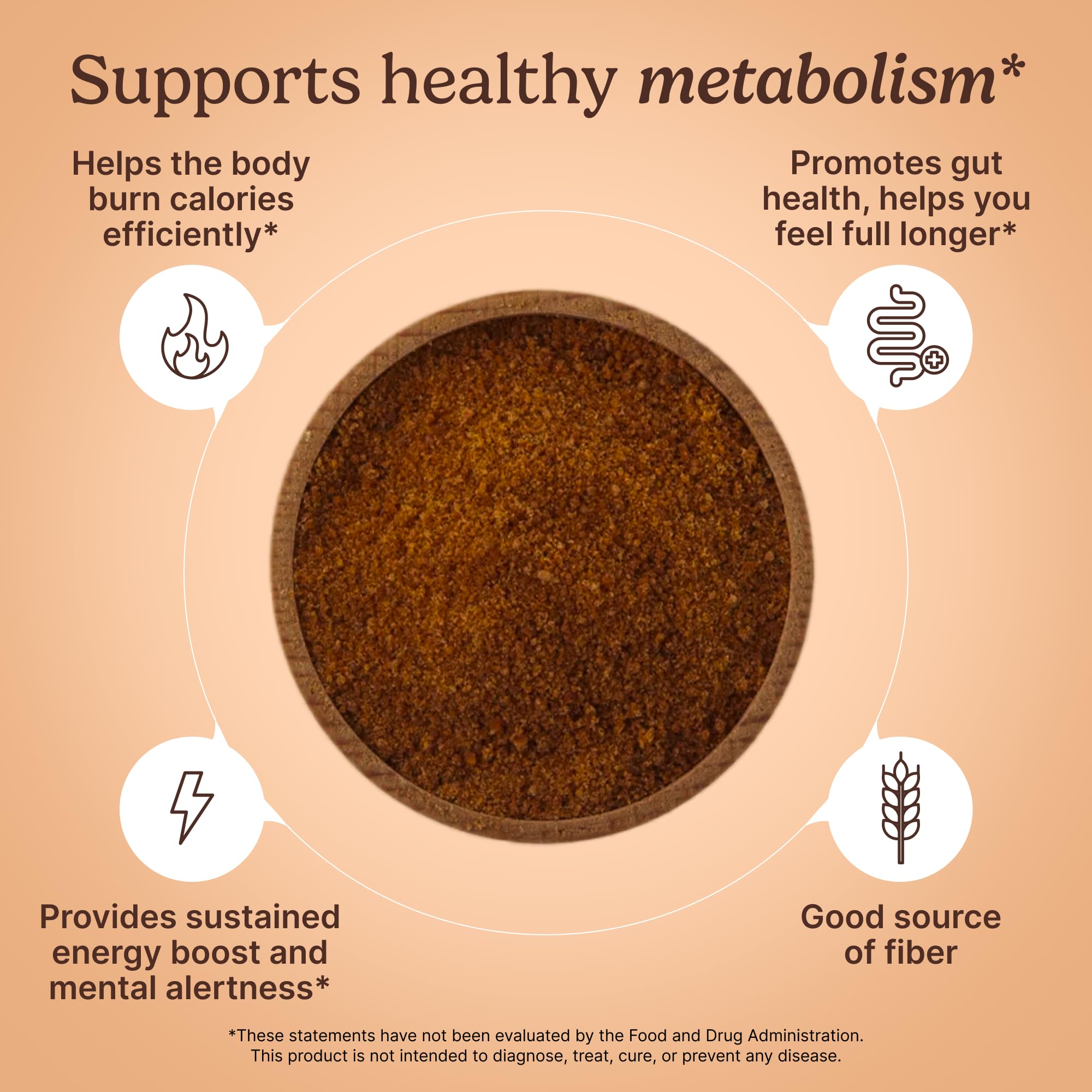 Santo Remedio Super Café mushroom blend highlights lion’s mane and cordyceps components.