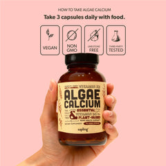 Non-GMO and gluten-free badge on bottle enhances clean-label appeal.