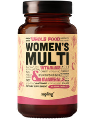 Sapling Women's Multivitamin bottle front for daily nutritional support.