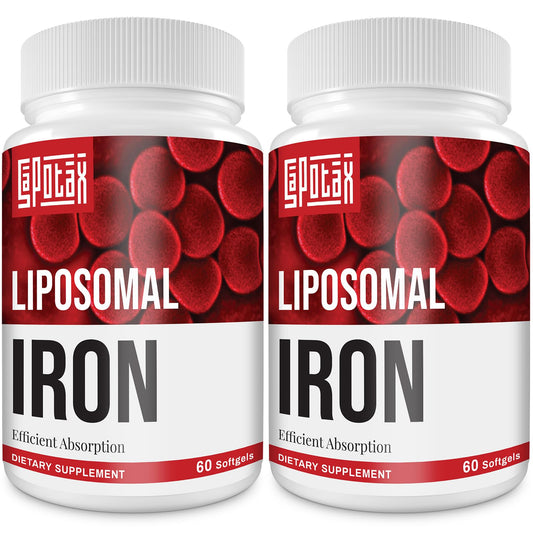 Sapotax Liposomal Fe Iron Softgel bottle closeup for easy daily iron support.