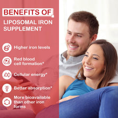 Sapotax Liposomal Fe Iron Softgel label emphasizes dairy-free and gluten-free.