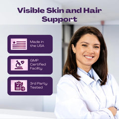 Sarez GlowBoost biotin and zinc blend supporting hair and nails vitality