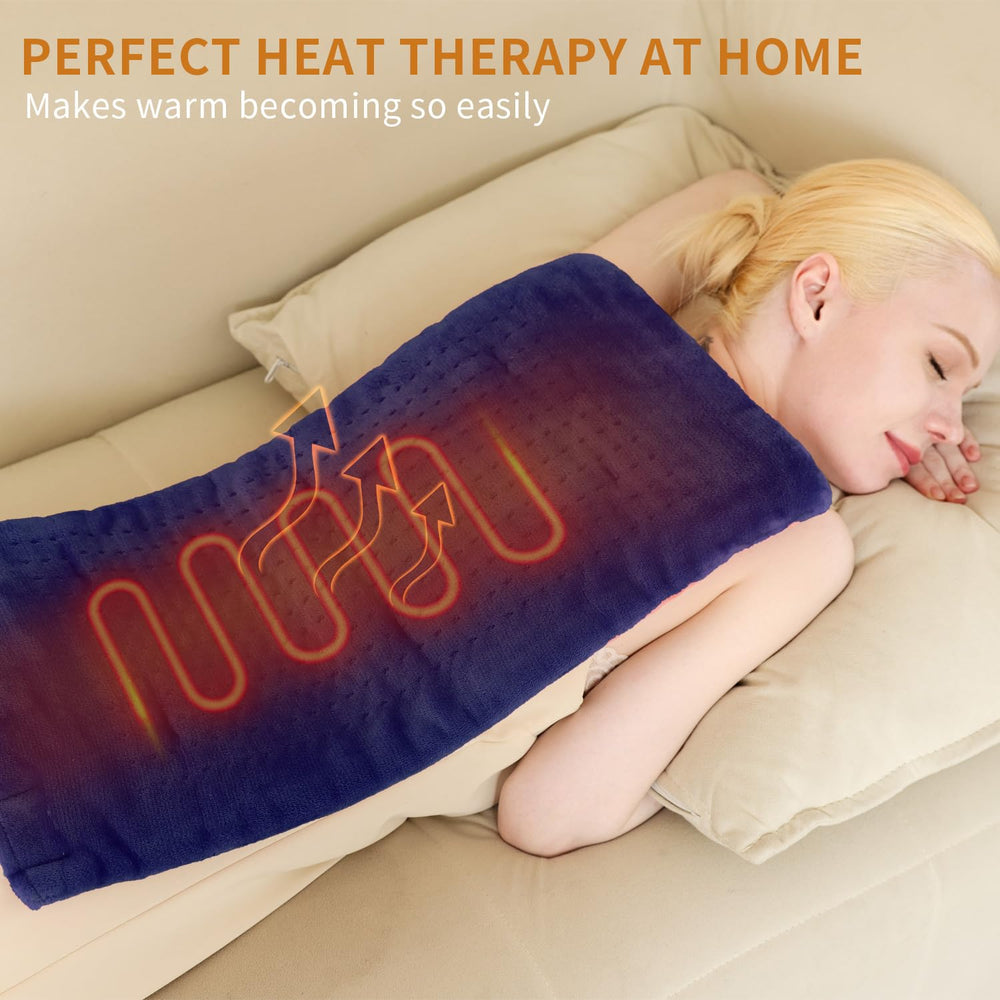 Three heat levels and two massage modes on SAROO pad