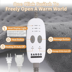 Long 10-foot cord and easy-clean cover of SAROO pad