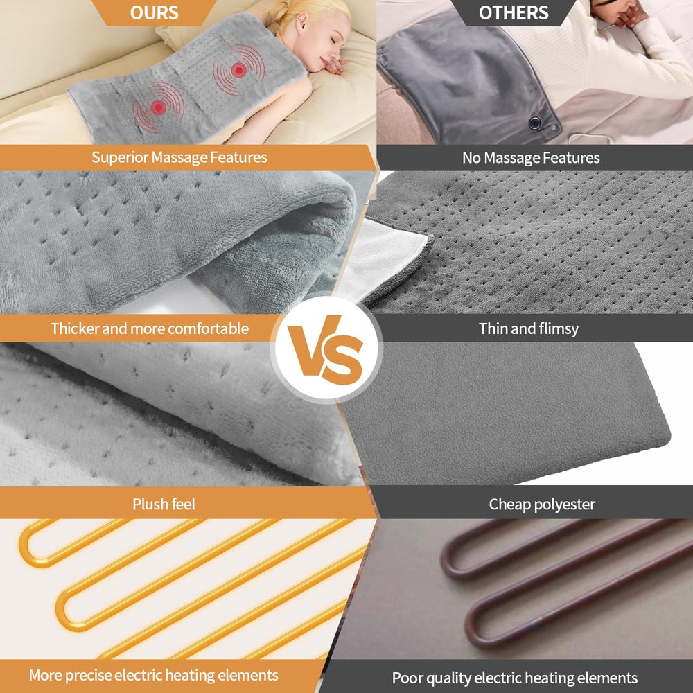 SAROO moist or dry heat option enhances comfort during cold days