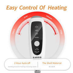 SAROO weighted design hugs the body for stable heat