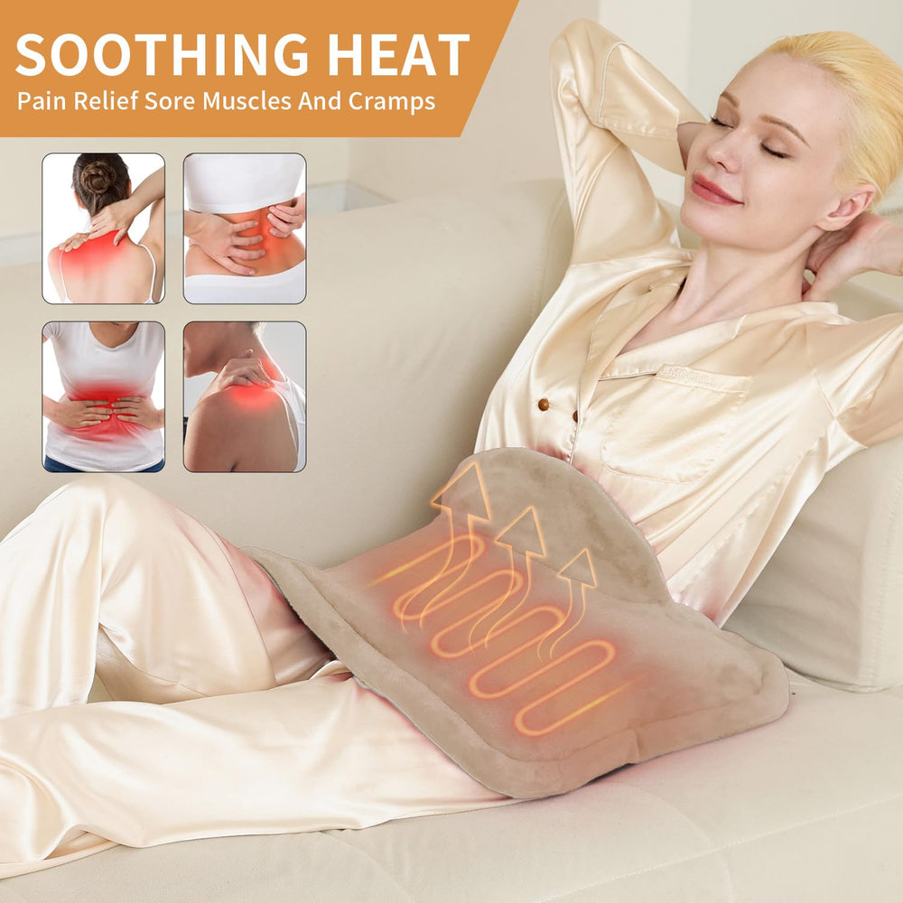 SAROO dry or moist heat option enhances comfort during use.