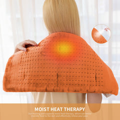 Moist heat or dry heat options enhance warm comfort and penetration.