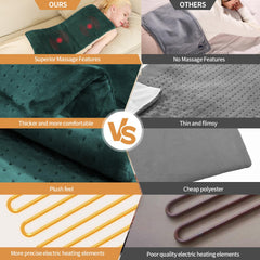 SAROO quick heat technology reaches comfortable temps in seconds.