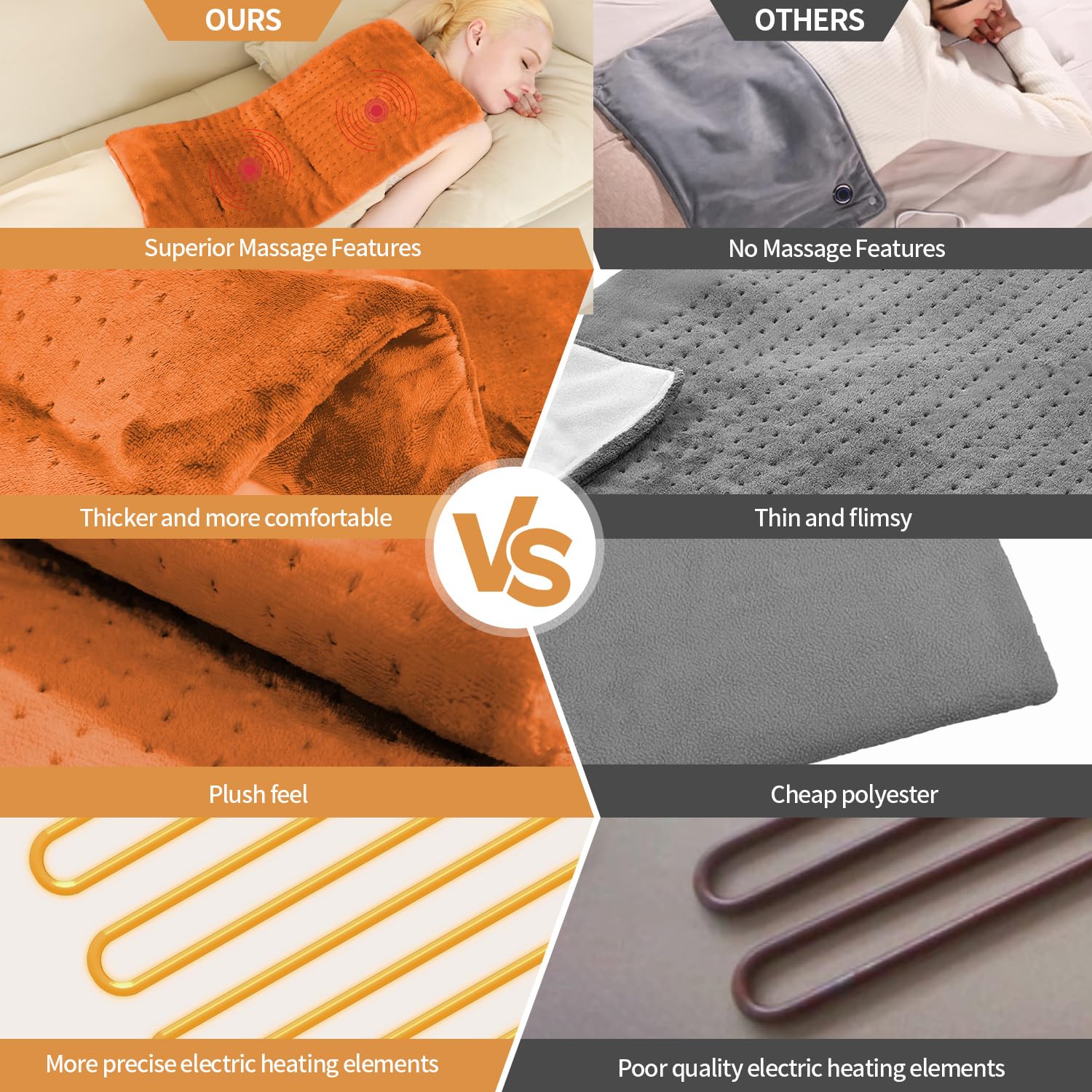 SAROO Moist and dry heat options expand relief possibilities.