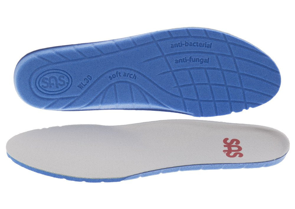 SAS Cool Step footbed cradle-fit heel for secure wear.