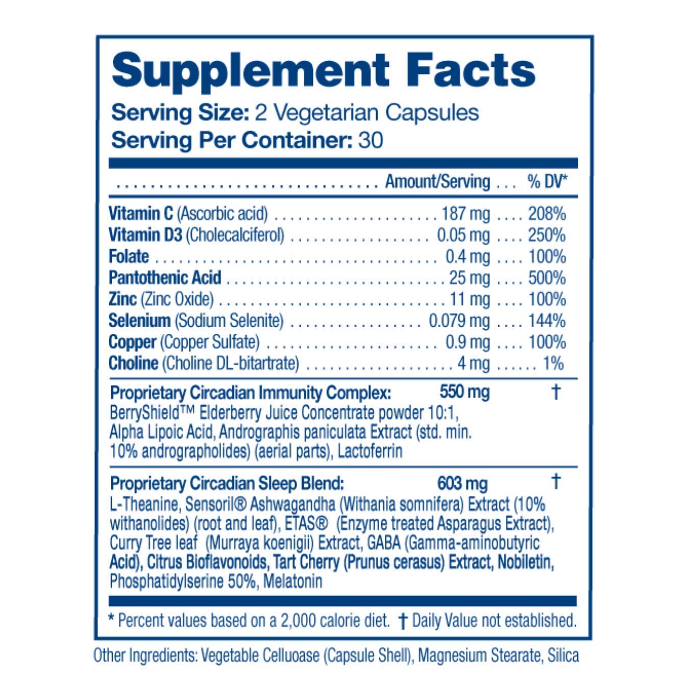Close-up of RestoreZ Sleep label with ingredients hinting at relaxed evenings.