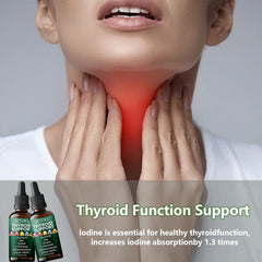 savari Actora thyroid drops bottle cap shows vegan-friendly seal.