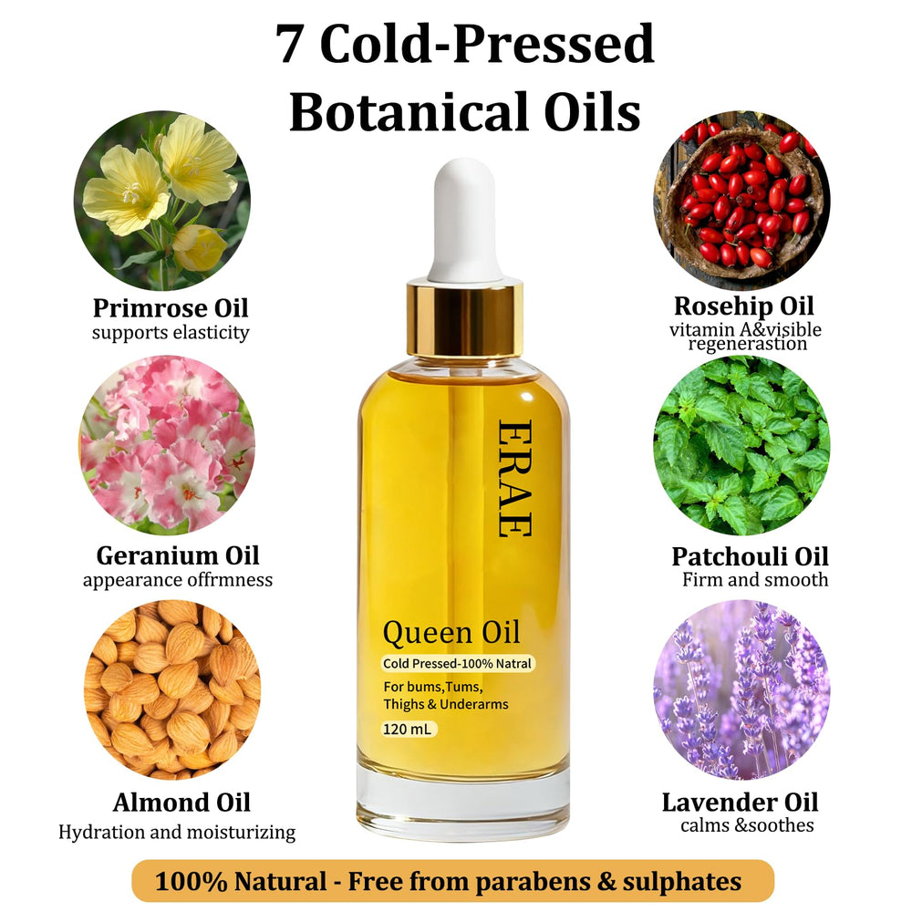 Droplet of Erae Queen Oil on skin delivering deep hydration